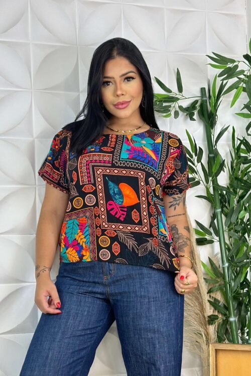 Blusa tropical chique 1